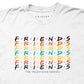 Ripple Junction Men's Friends Graphic T Shirt White Size X-Large