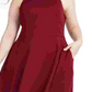 Speechless Women's Cut Out Bowtie Sleeveless Halter Above The Knee Fit Flare Dress Red Size 22