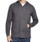 Weatherproof Vintage Men's Textured Henley Hoodie Charcoal Size Small