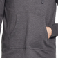 Weatherproof Vintage Men's Textured Henley Hoodie Charcoal Size Small