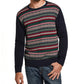 Weatherproof Vintage Men's Fair Isle Sweater Navy Size
