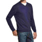 Weatherproof Vintage Men's V Neck Sweater Blue Size X-Large