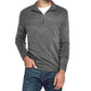 Weatherproof Vintage Men's 1/4 Zip Pullover Sweater Grey Size Small