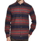 Weatherproof Vintage Men's Brushed Striped Flannel Shirt Turq Aqua Size Small