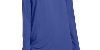 Eileen Fisher Women's Cowl Neck Tunic Top Purple Size Small