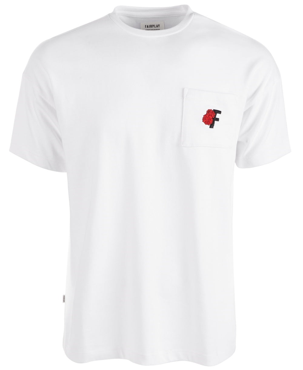 Fairplay Men's Debut Logo T-Shirt White Size Large