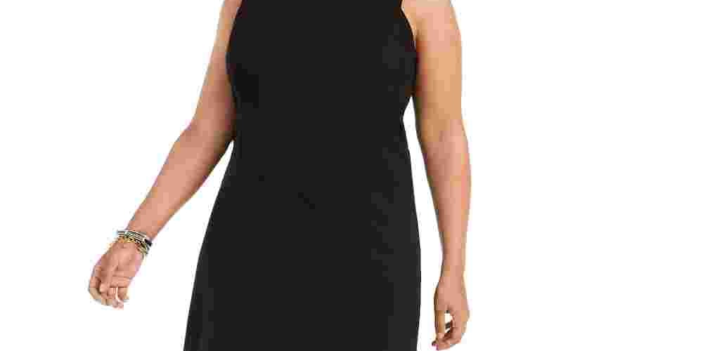 Betsey Johnson Women's Lip Lace Sheath Dress Black Size 22W