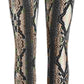 Joe's Women's The Icon Snake Print Skinny Jeans Brown Size 24