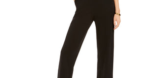 Teeze Me Junior's Glitter Waist Jumpsuit Black Size 0