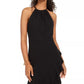 Teeze Me Junior's Ruffled Fit & Flare Dress Black Size 0