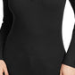 Hippie Rose Junior's Crisscross Sweater Black Size Large