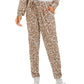 Hippie Rose Juniors' Cozy Jogger Pants Brown Size X-Large