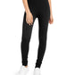 Hippie Rose Women's Ribbed Solid Straight Leg Pants Black Size Medium