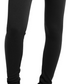 Hippie Rose Women's Ribbed Solid Straight Leg Pants Black Size Medium