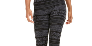 Hippie Rose Junior's Fleece Lined Leggings Charcoal Size X-Large