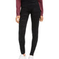 Hippie Rose Junior's High Waisted Fleece Lined Leggings Black Size Large