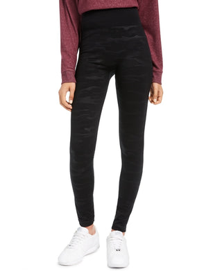 Hippie Rose Junior's High Waisted Fleece Lined Leggings Black Size Large