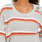 Hippie Rose Juniors' Button-Shoulder Sweater Gray Size Small