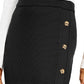 Hippie Rose Juniors' Button Sweater Skirt Black Size X-Large