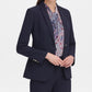 Tommy Hilfiger Women's One-Button Suit Separate Jacket Dark Blue Size 2