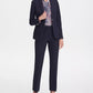 Tommy Hilfiger Women's One-Button Suit Separate Jacket Dark Blue Size 2