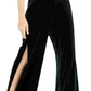 Teeze Me Women's Spaghetti Strap V Neck Wide Leg Jumpsuit Green Size 11