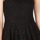 B Darlin Junior's Sleeveless Halter Short Fit  Flare Party Dress Black Size 5/6