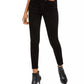 Rewash Junior's Velvet Leopard Jeans Black Size 9
