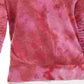 Hooked Up by IOT Junior's Tie Dye Sweatshirt Red Size Medium