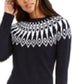 Tommy Hilfiger Women's Fair Isle Sweater Dress Blue Size Large