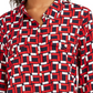 Tommy Hilfiger Women's Printed Utility Tunic Blue Size Medium