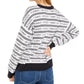 Tommy Hilfiger Women's Logo-Striped Sweater  White Size XX- Large