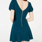 Speechless Juniors' Skater Dress Blue Size Small