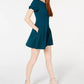 Speechless Juniors' Skater Dress Blue Size Small