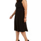Jessica Howard Women's Plus Size Midi Dress & Chevron Lace Jacket Gray Size 14W