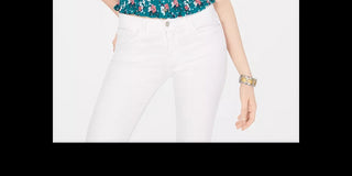 Crave Fame Juniors' Printed Smocked Cap Sleeve Top Pink Size X-Small