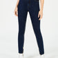 La La Anthony Women's Power-Zip Stiletto High-Rise Skinny Jeans Blue Size 6