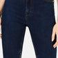 La La Anthony Women's Power-Zip Stiletto High-Rise Skinny Jeans Blue Size 6