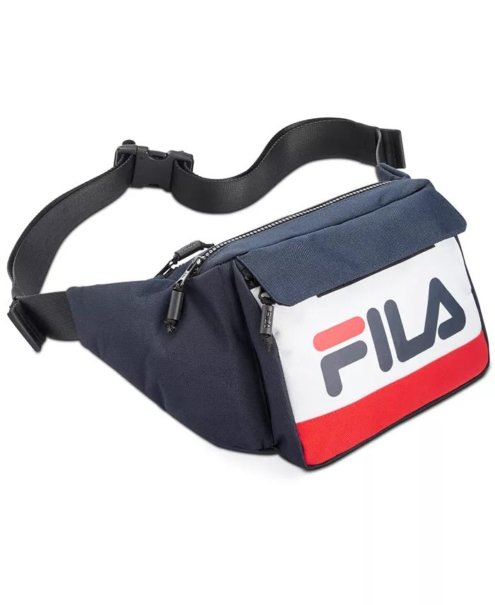 Fila Men's Lindon Logo Waist Bag Navy Size Regular