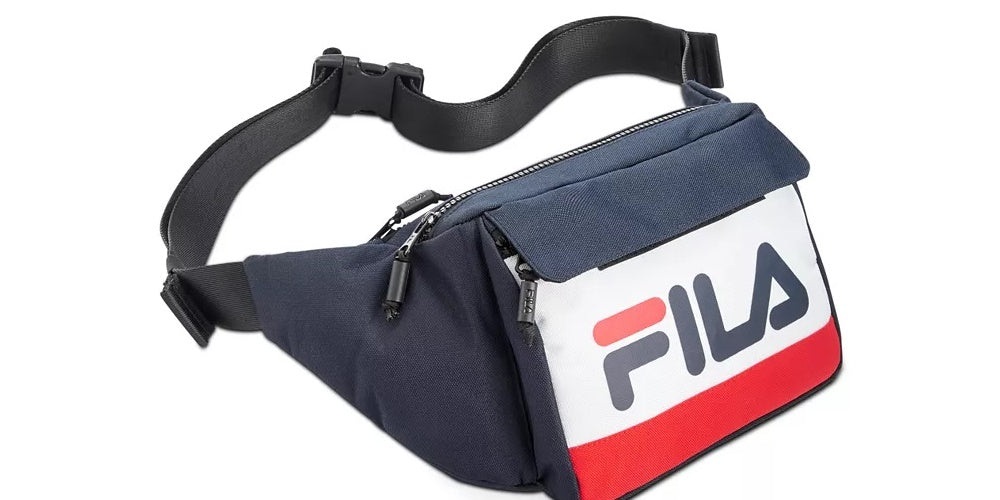 Fila Men's Lindon Logo Waist Bag Navy Size Regular