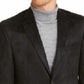 Ralph Lauren Men's Blazer Short Faux-Suede Two-Button Black Size 42