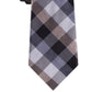 Kenneth Cole Reaction Men's Silk Plaid Neck Tie Beige Size Regular