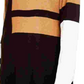 Calvin Klein Women's Color Block Long Sleeve Crew Neck Sweater Charcoal Size Small