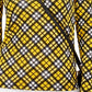 Michael Kors Women's Plaid Long Sleeve Top Yellow Size Small