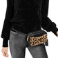 Michael Kors Women's Crew Neck Sweater All Black Size X-Large