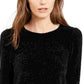 Michael Kors Women's Crew Neck Sweater All Black Size X-Large