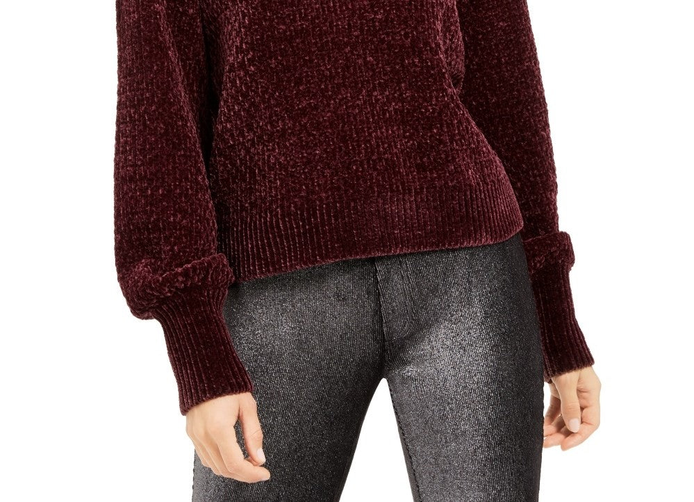 Michael Kors Women's Long Sleeve Sweater Purple Size X-Large