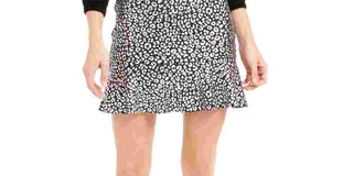 Michael Kors Women's Embellished Graphic Mini Pencil Skirt Grey Size X-Large