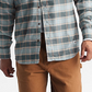 The North Face Men's Thermocore Plaid Flannel Button Up Long Sleeve Grey Gray Size Small