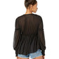 Free People Women's Day Dreaming Top Size  Black Size Small